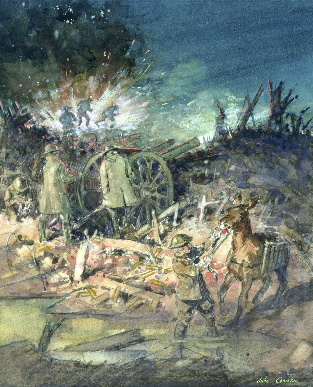 Battle Scene by John Cameron