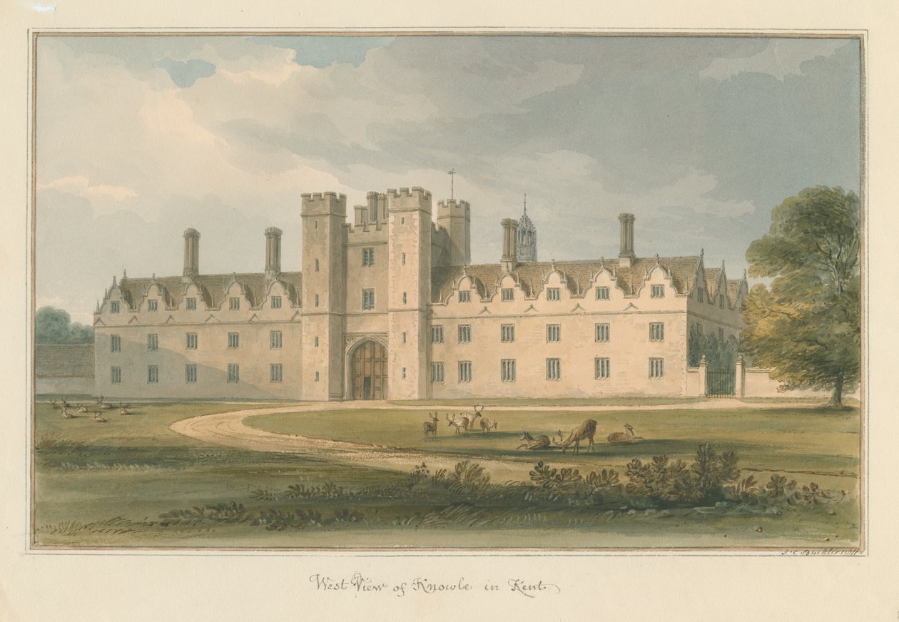 Kent - Knowle by John Chessell Buckler