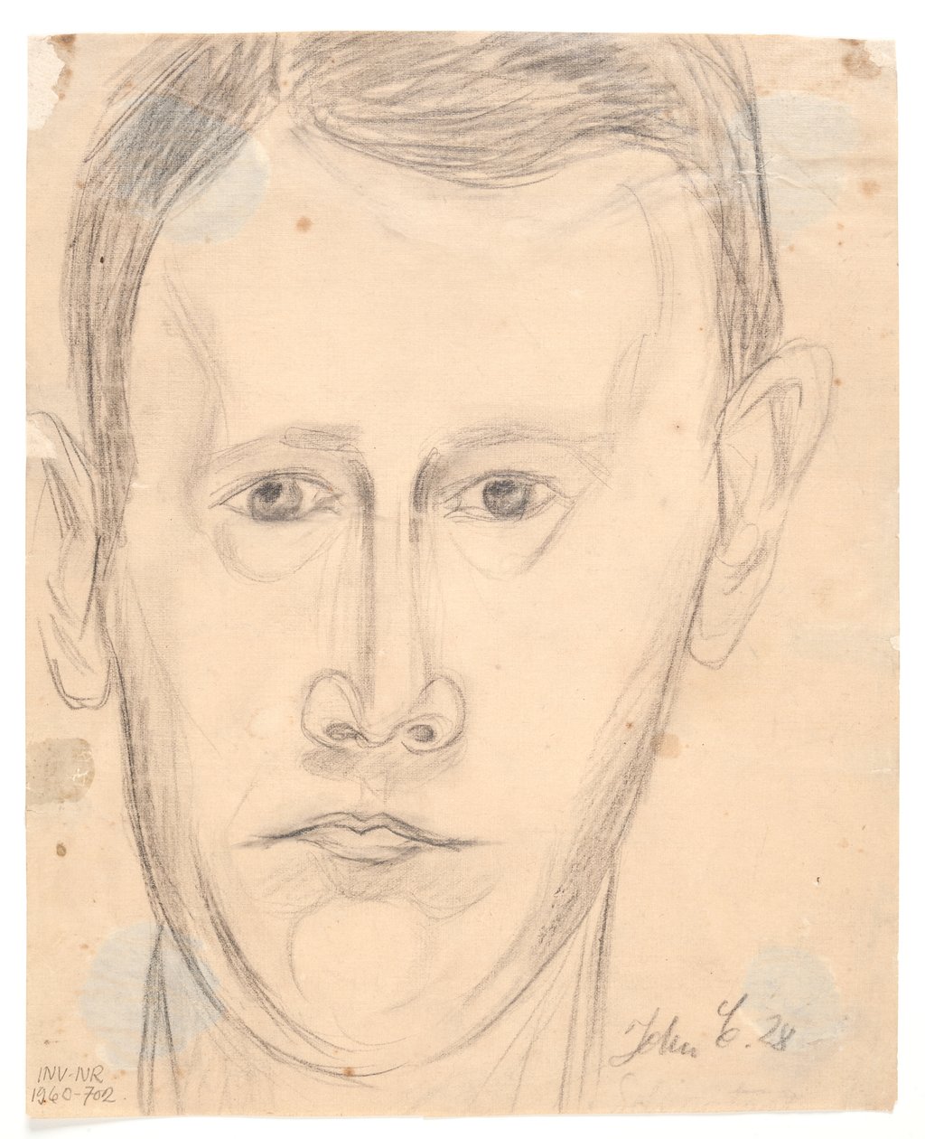 Self-Portrait en face by John Christensen