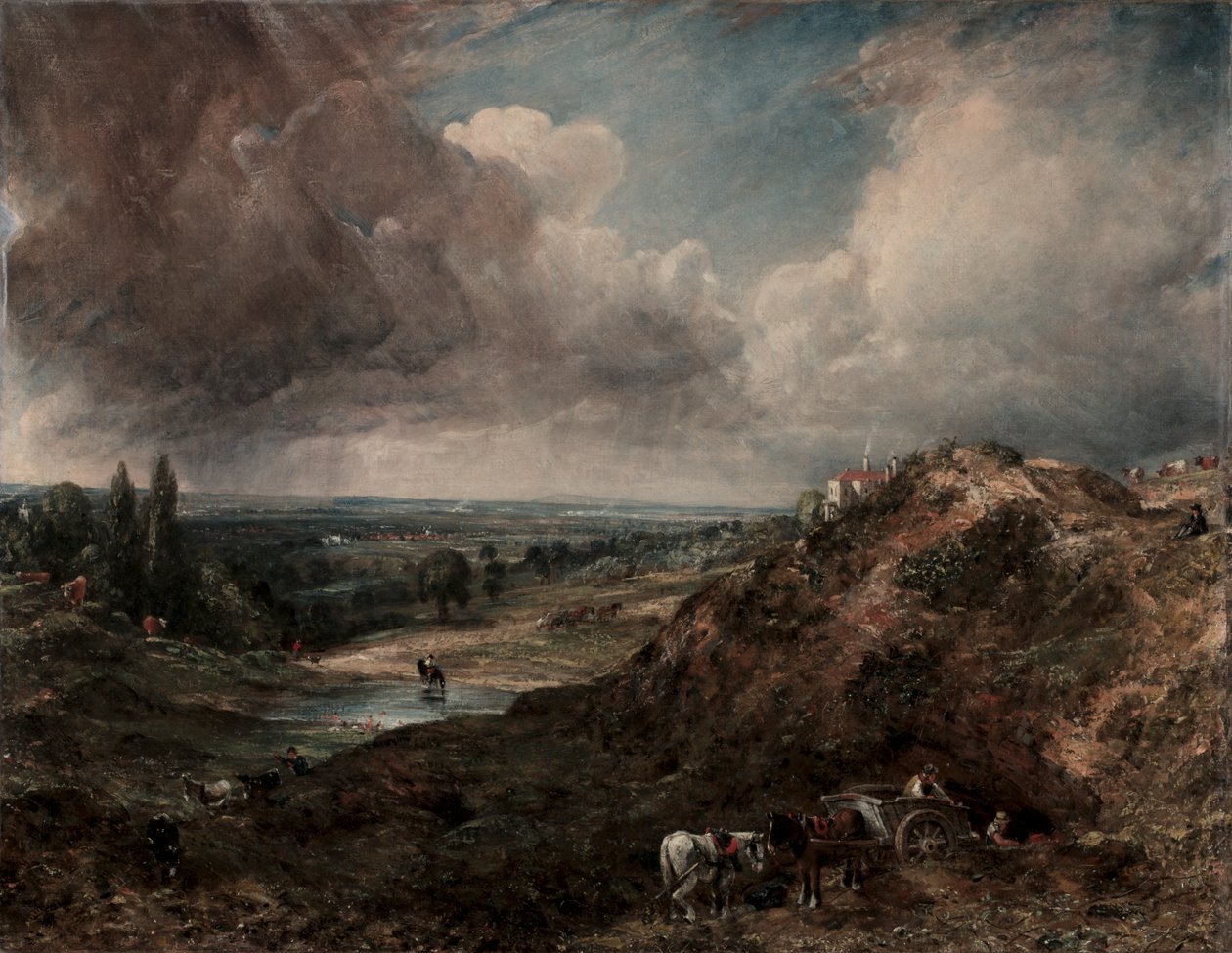 Branch Hill Pond, Hampstead by John Constable