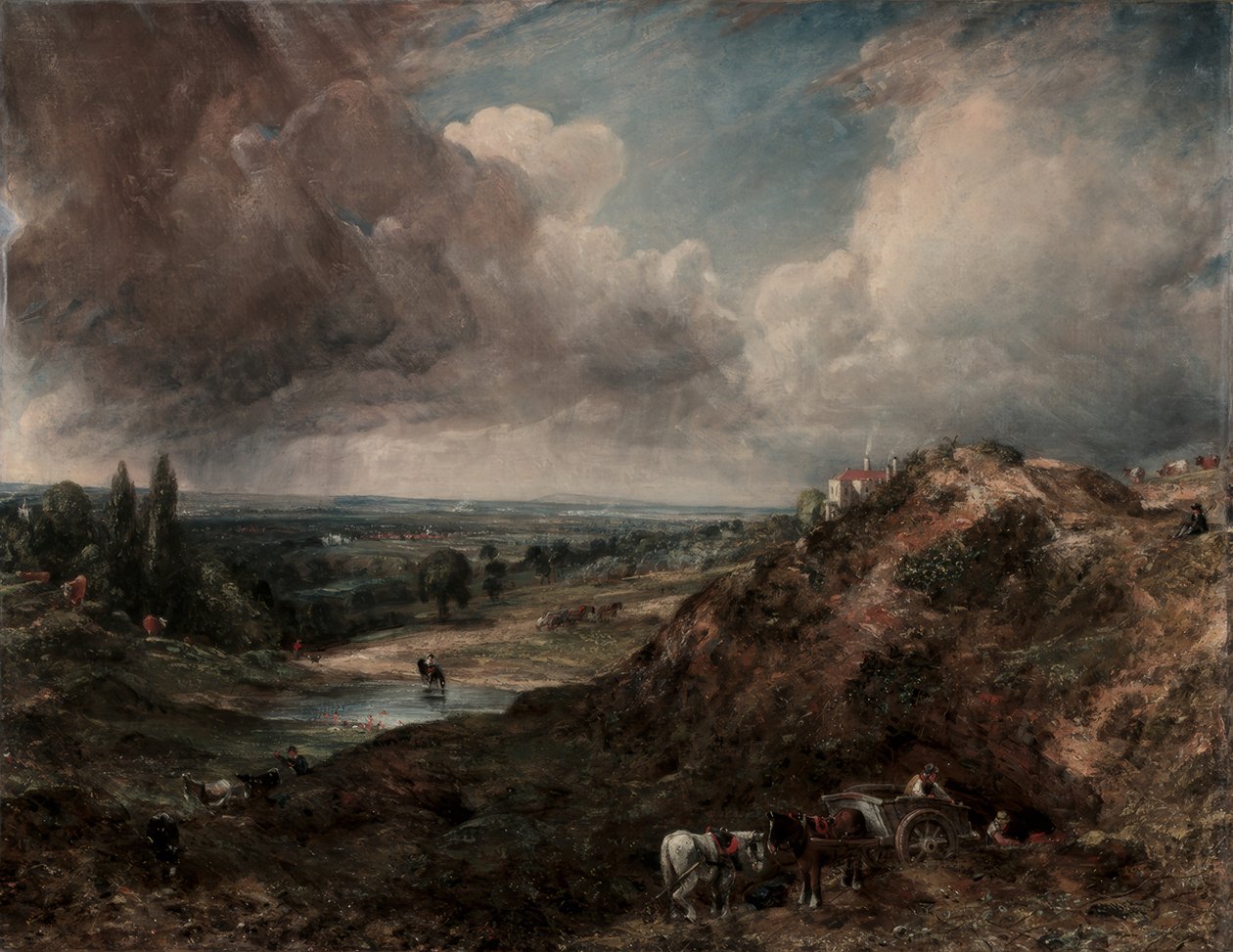 Branch Hill Pond, Hampstead by John Constable