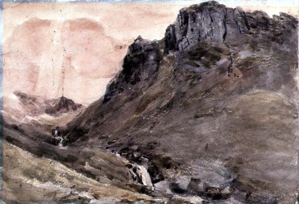 Eagle Crag, Borrowdale by John Constable