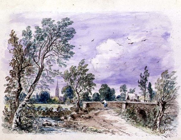 Milford Bridge by John Constable