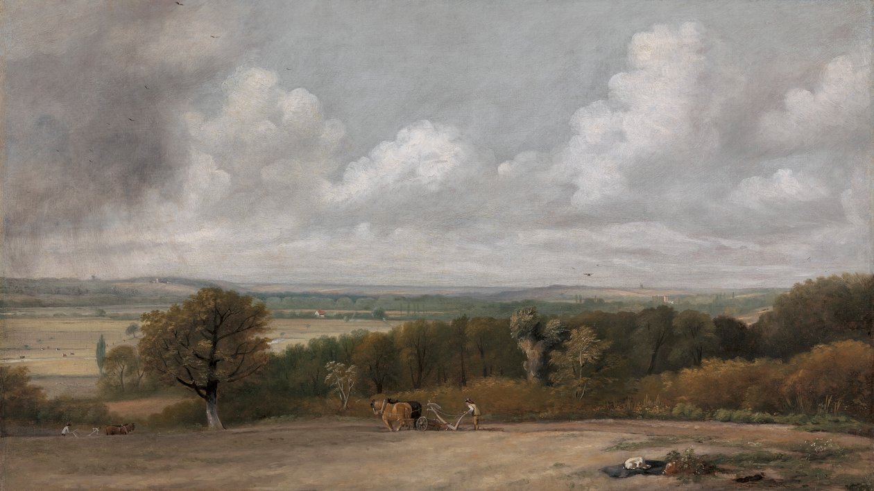 Ploughing Scene in Suffolk by John Constable