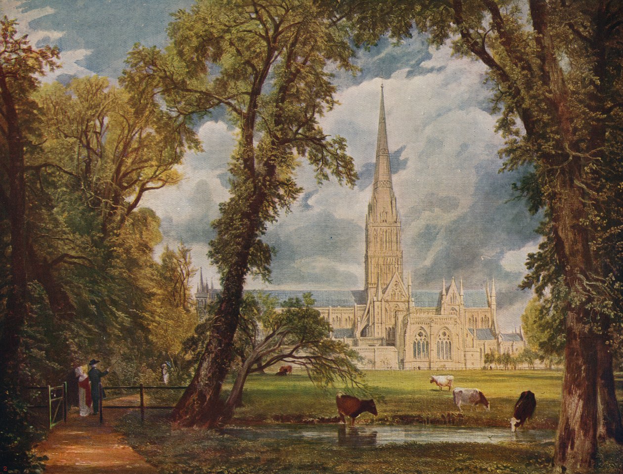 Salisbury Cathedral by John Constable
