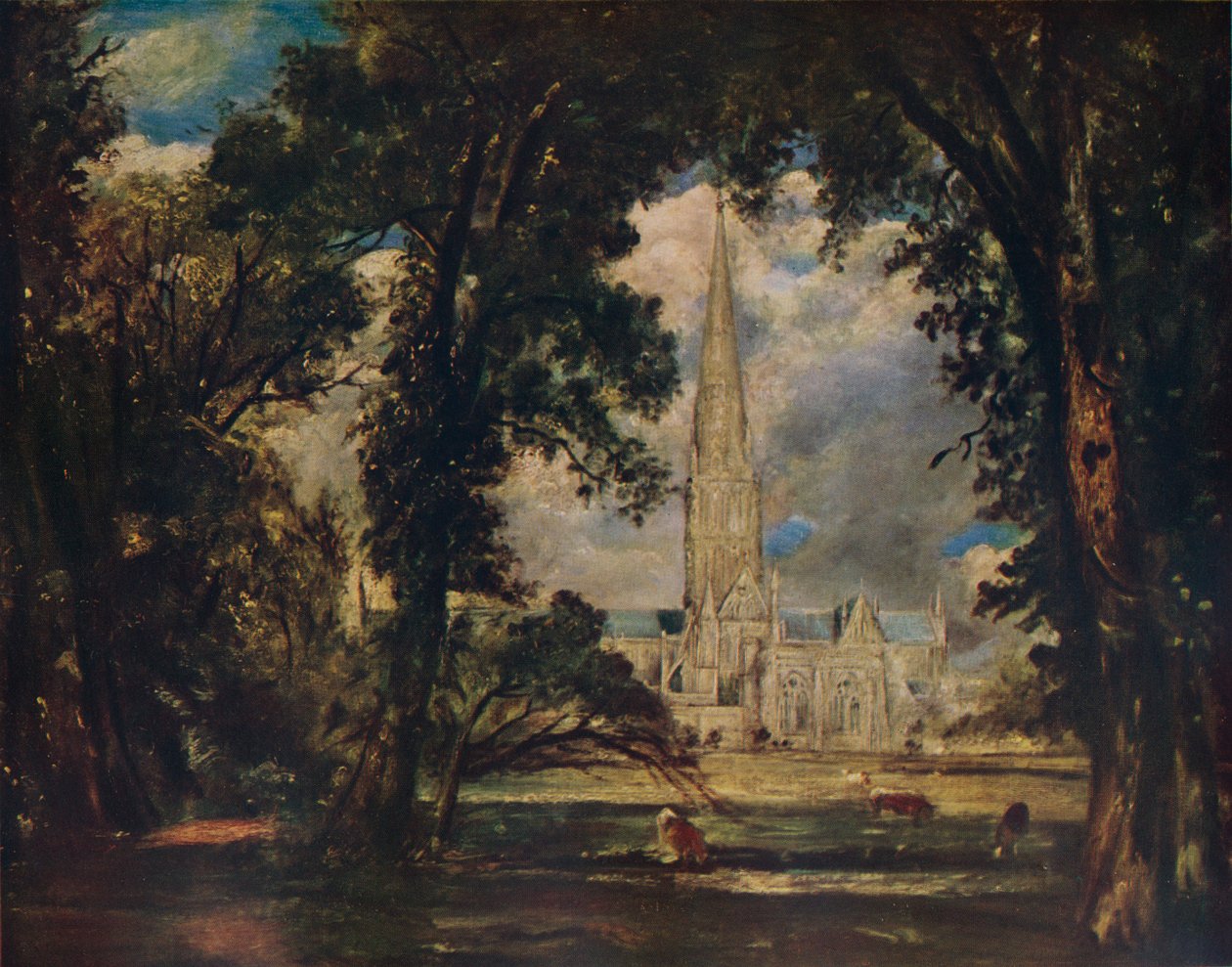 Salisbury Cathedral by John Constable