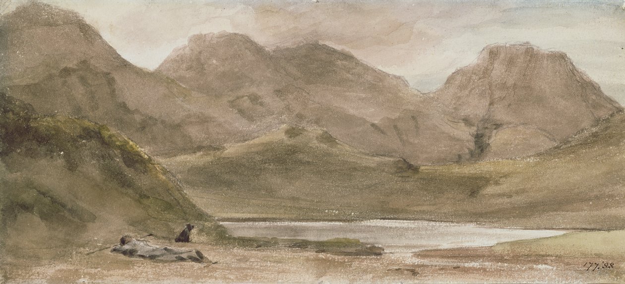 Sty Head Tarn, 12th October 1800 by John Constable