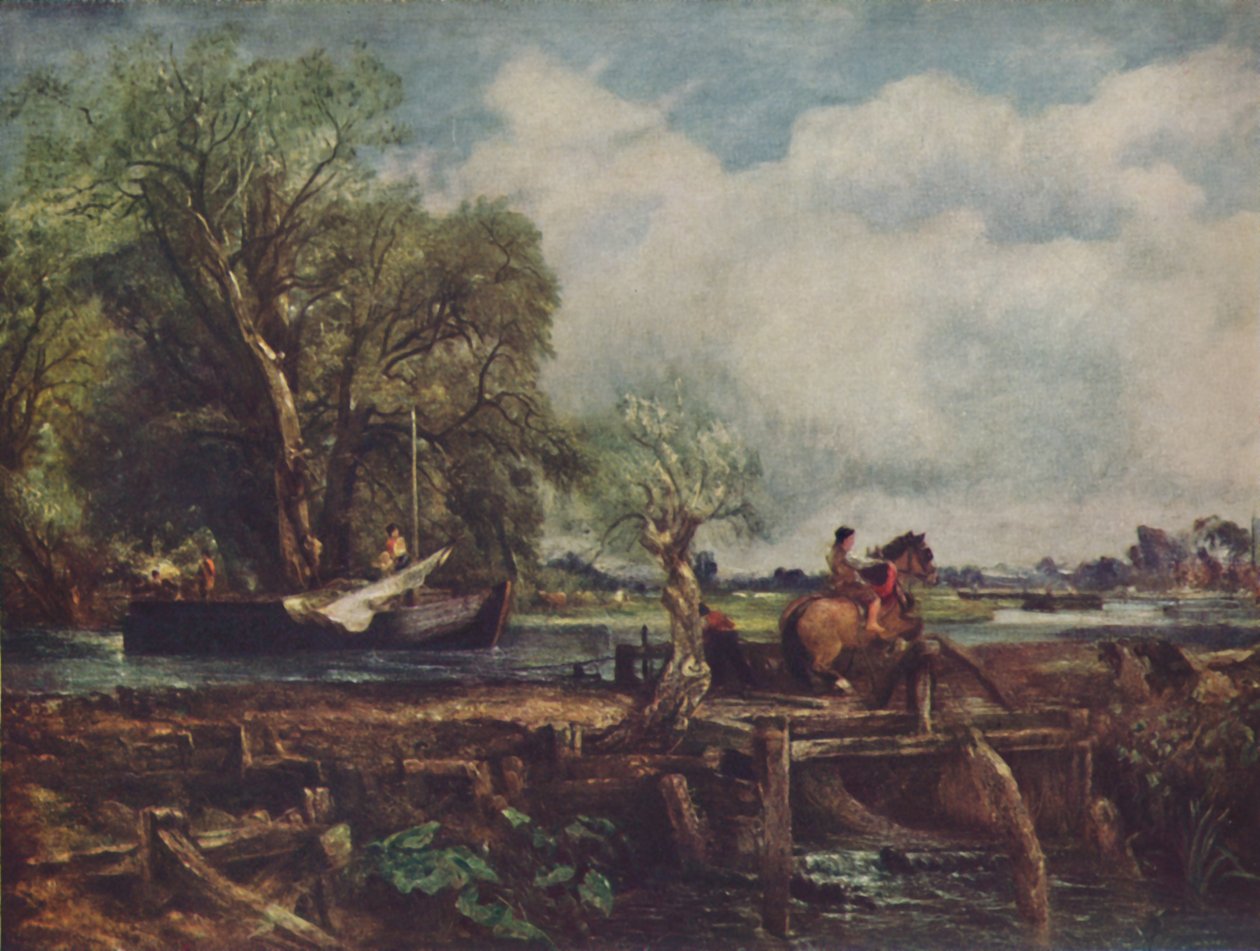 The Leaping Horse by John Constable