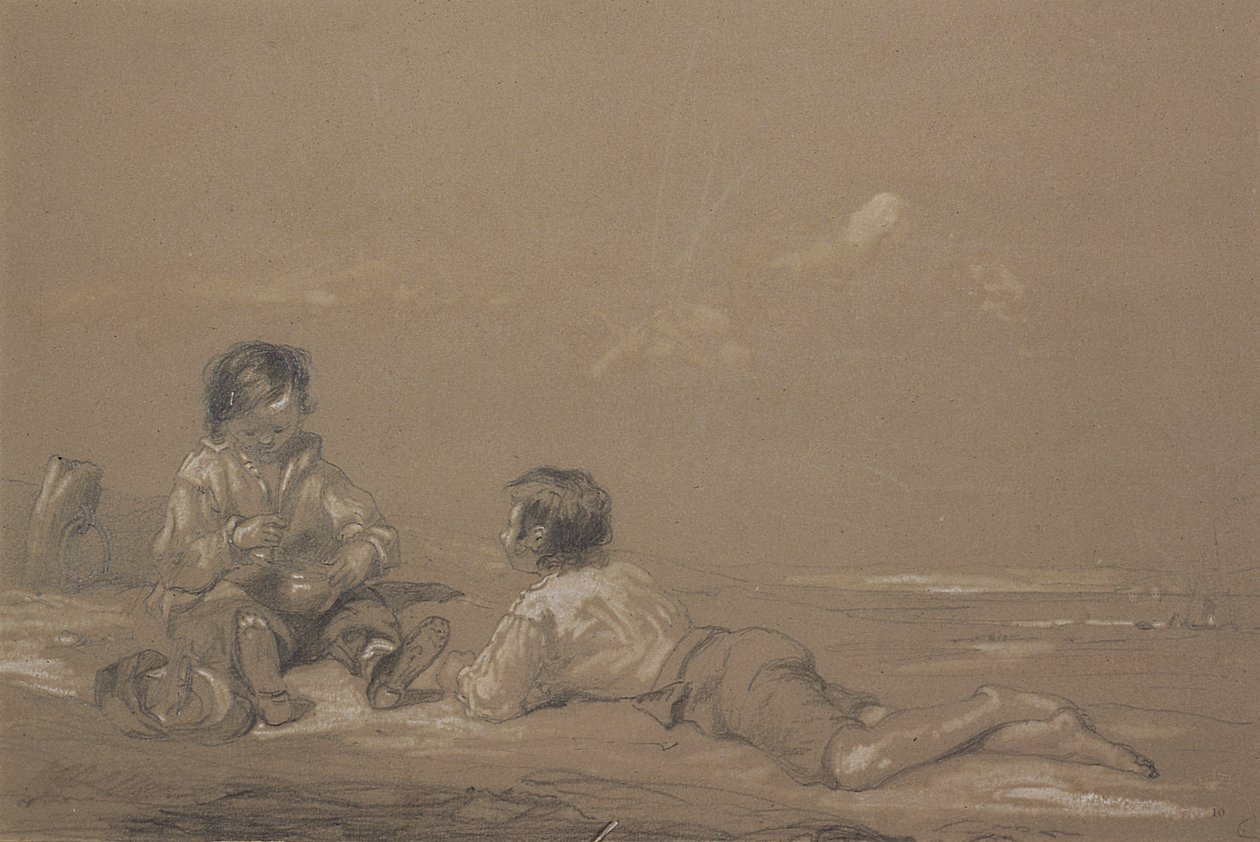 The Young Boat-builders by John Constable