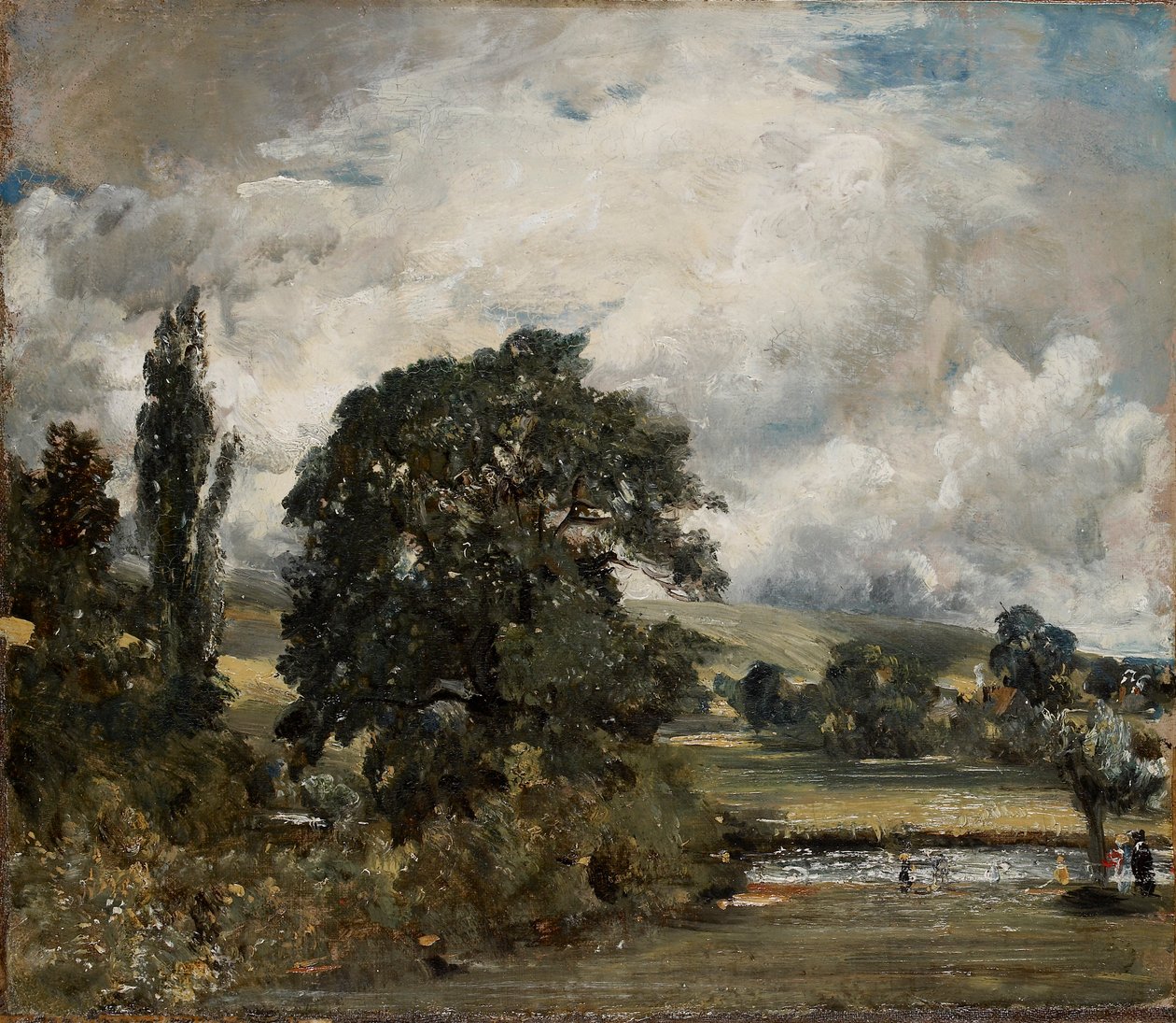 Water Meadows near Salisbury by John Constable