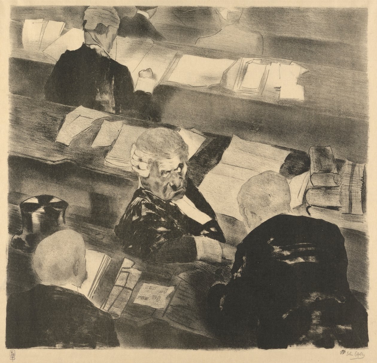Counsel and a Vendor of Stamps by John Copley
