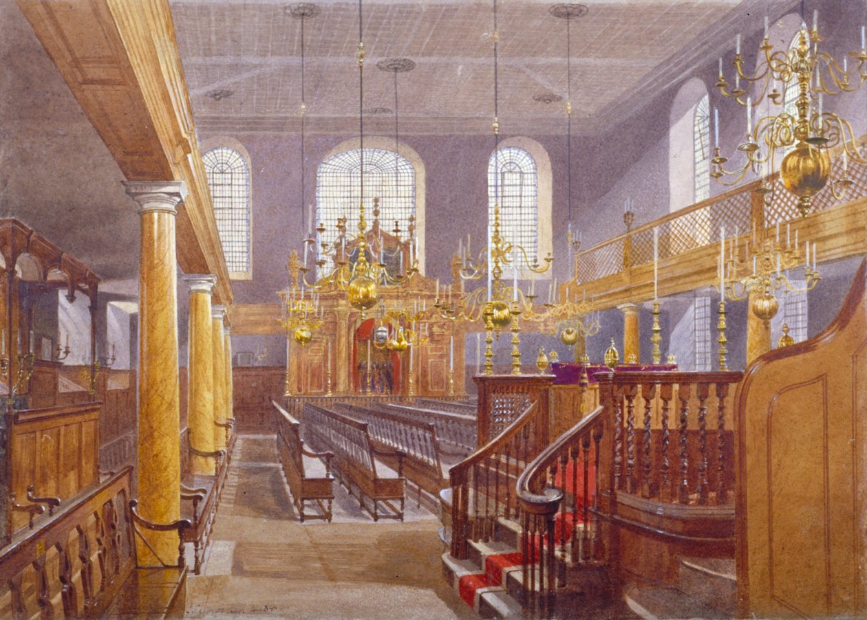 Synagogue, Bevis Marks, City of London by John Crowther