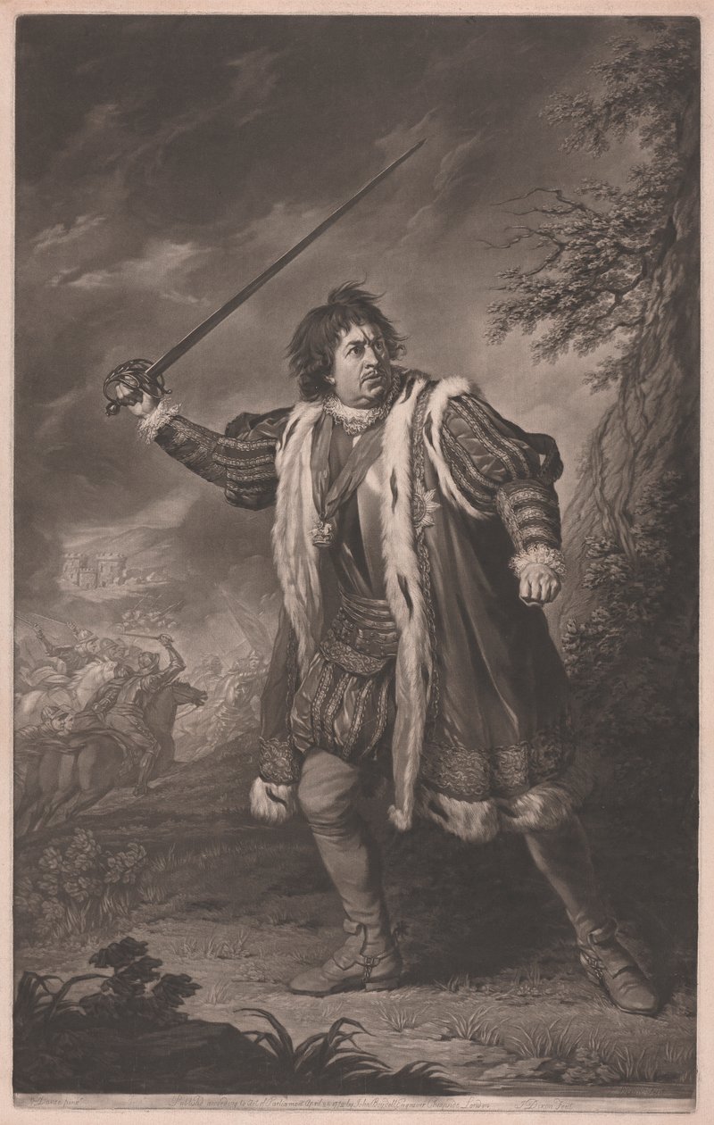 David Garrick as Richard III by John Dixon