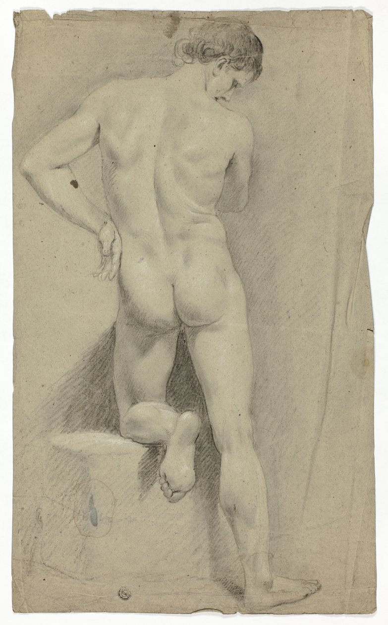 Standing Nude from the Back by John Downman