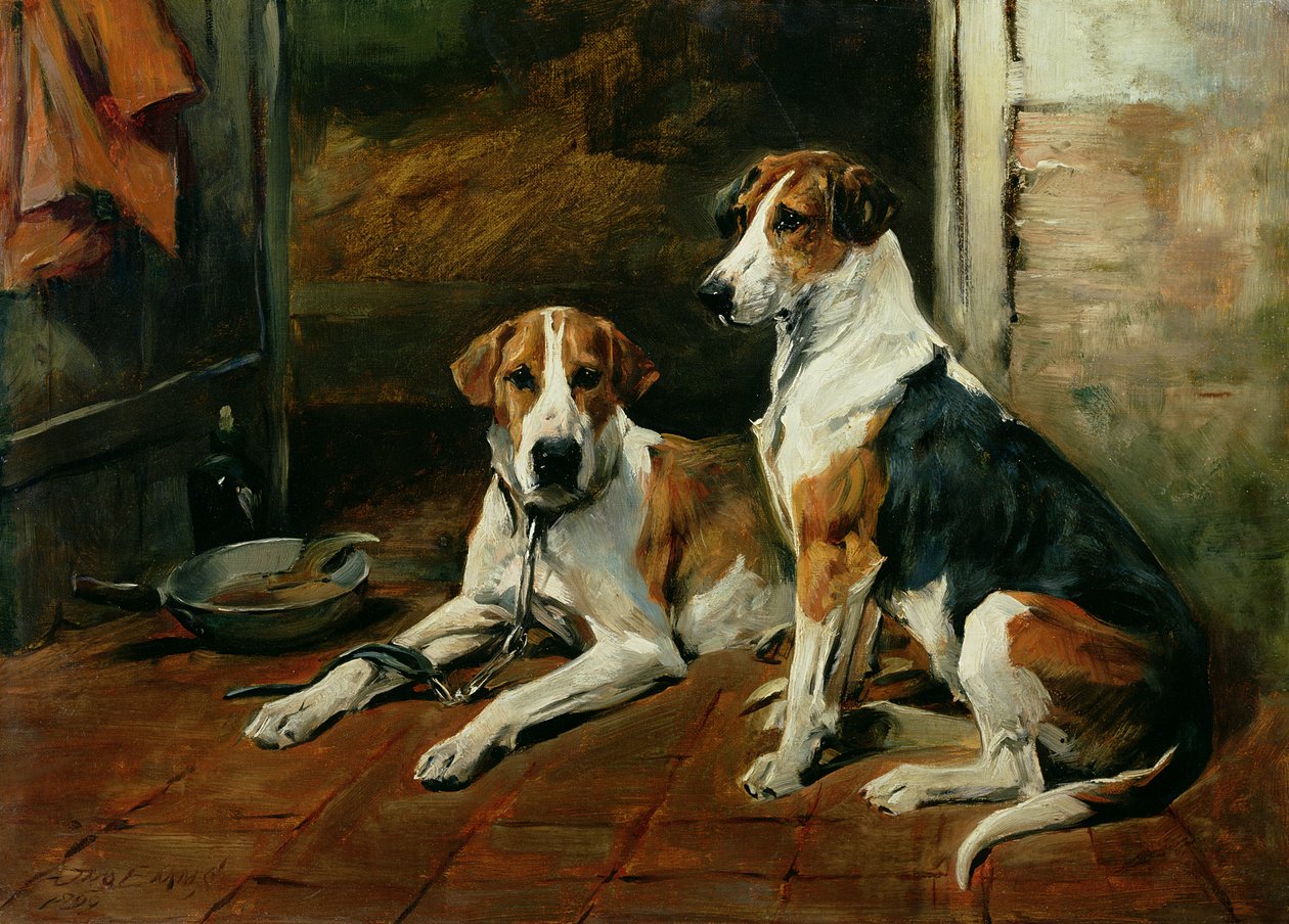 Hounds in a Stable Interior by John Emms