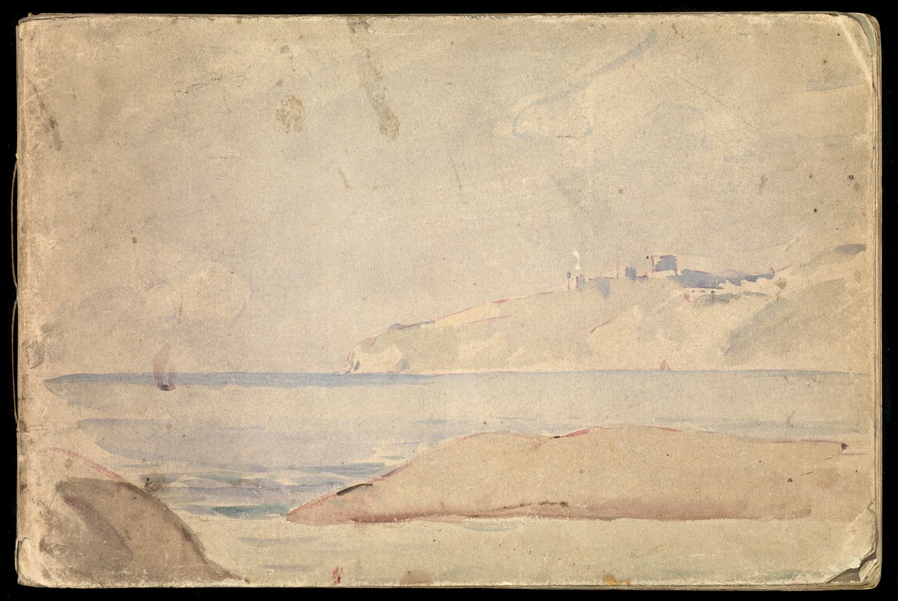 Seascape, sketchbook by John Everett