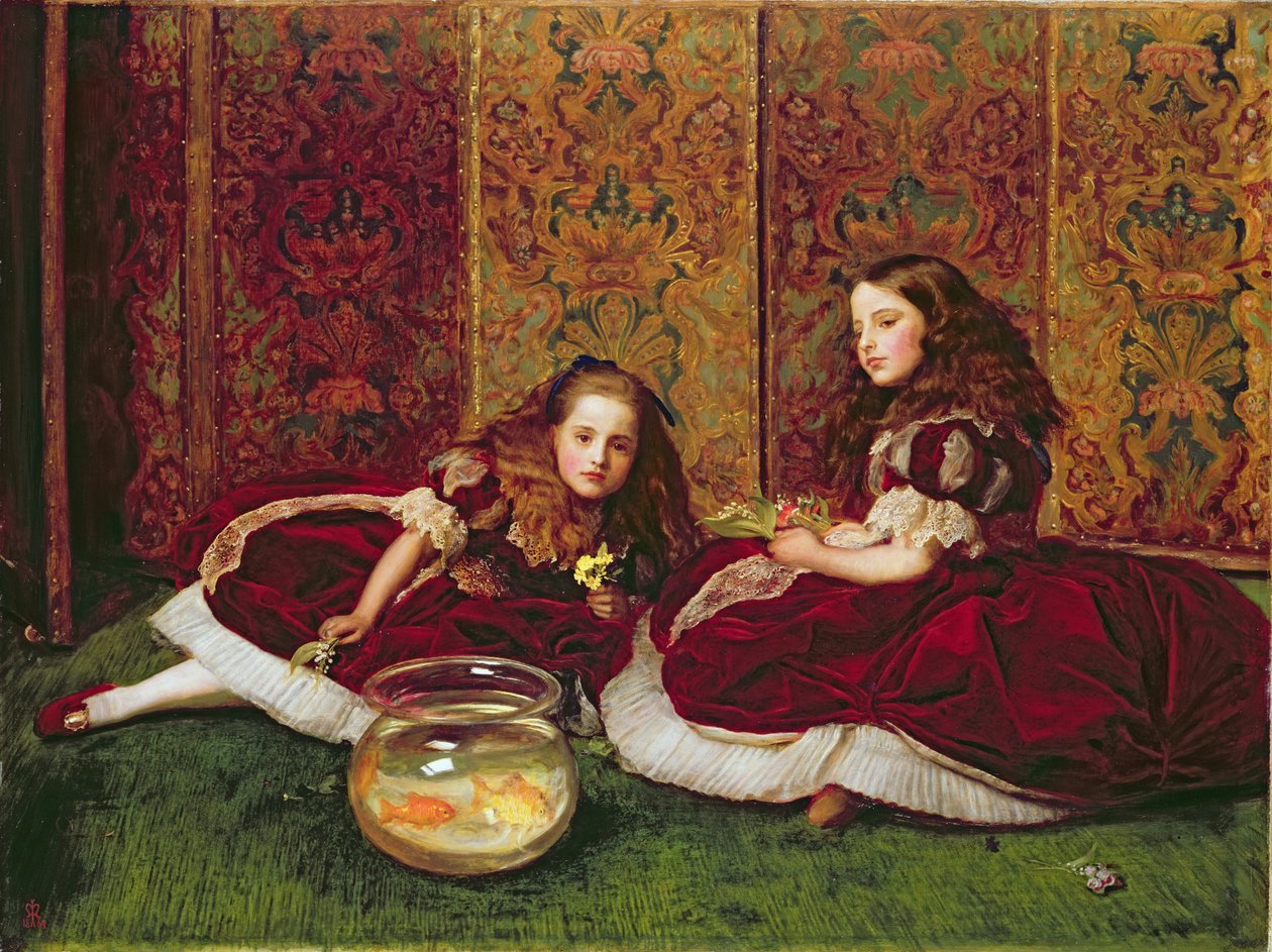 Leisure Hours by John Everett Millais