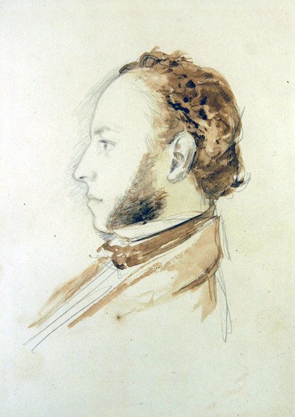 Portrait of John Holmes by John Everett Millais