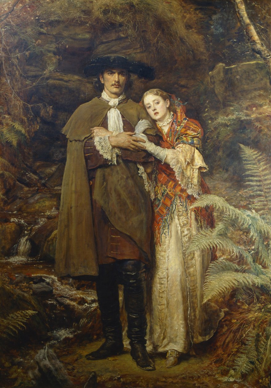 The Bride of Lammermoor by John Everett Millais