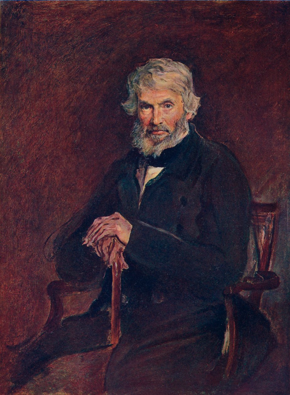 Thomas Carlyle by John Everett Millais