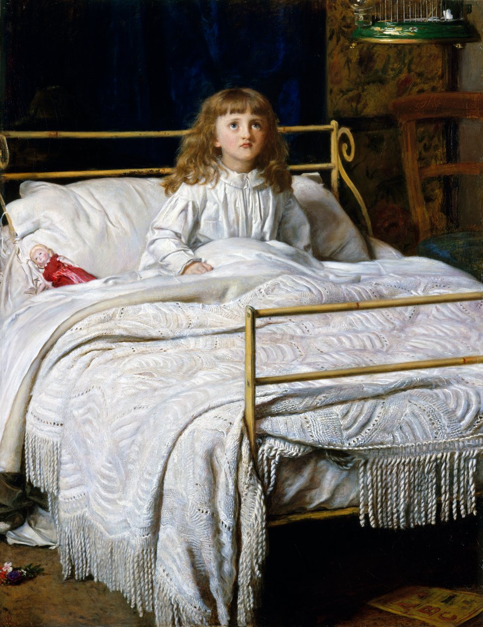 Waking by John Everett Millais