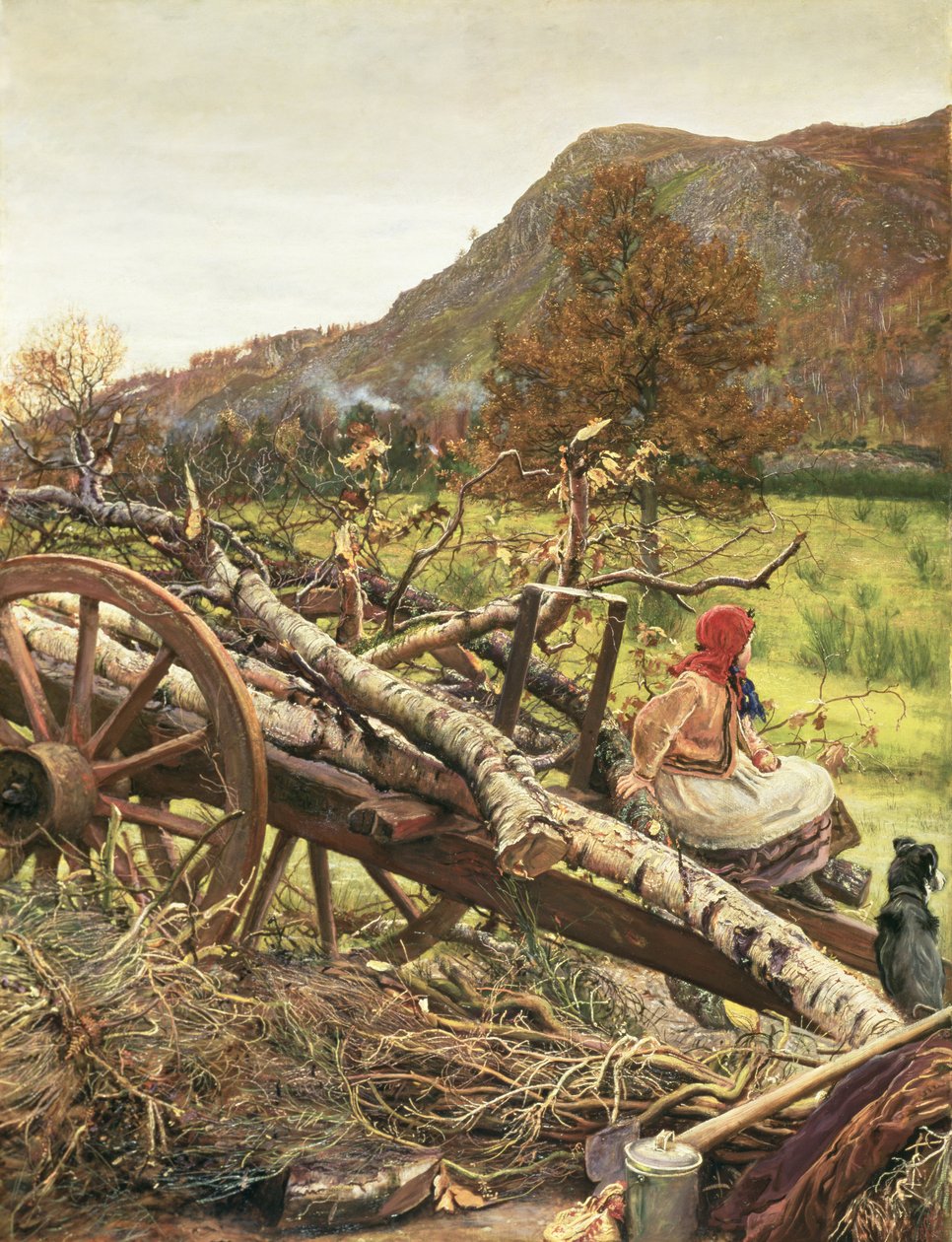 Winter Fuel by John Everett Millais