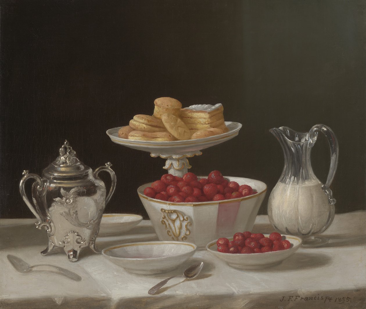 Dessert Still Life by John F. Francis