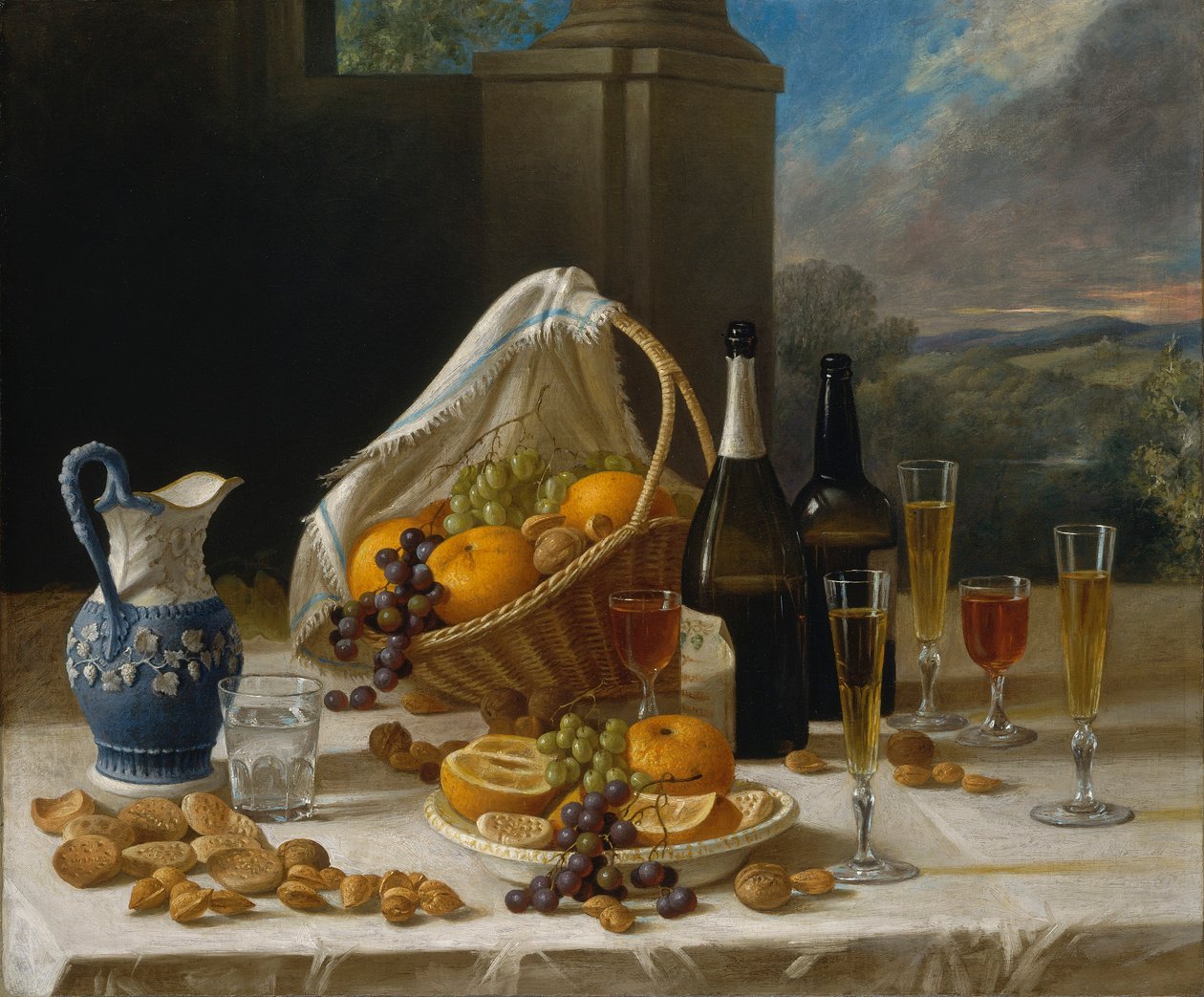 Luncheon Still Life by John F. Francis