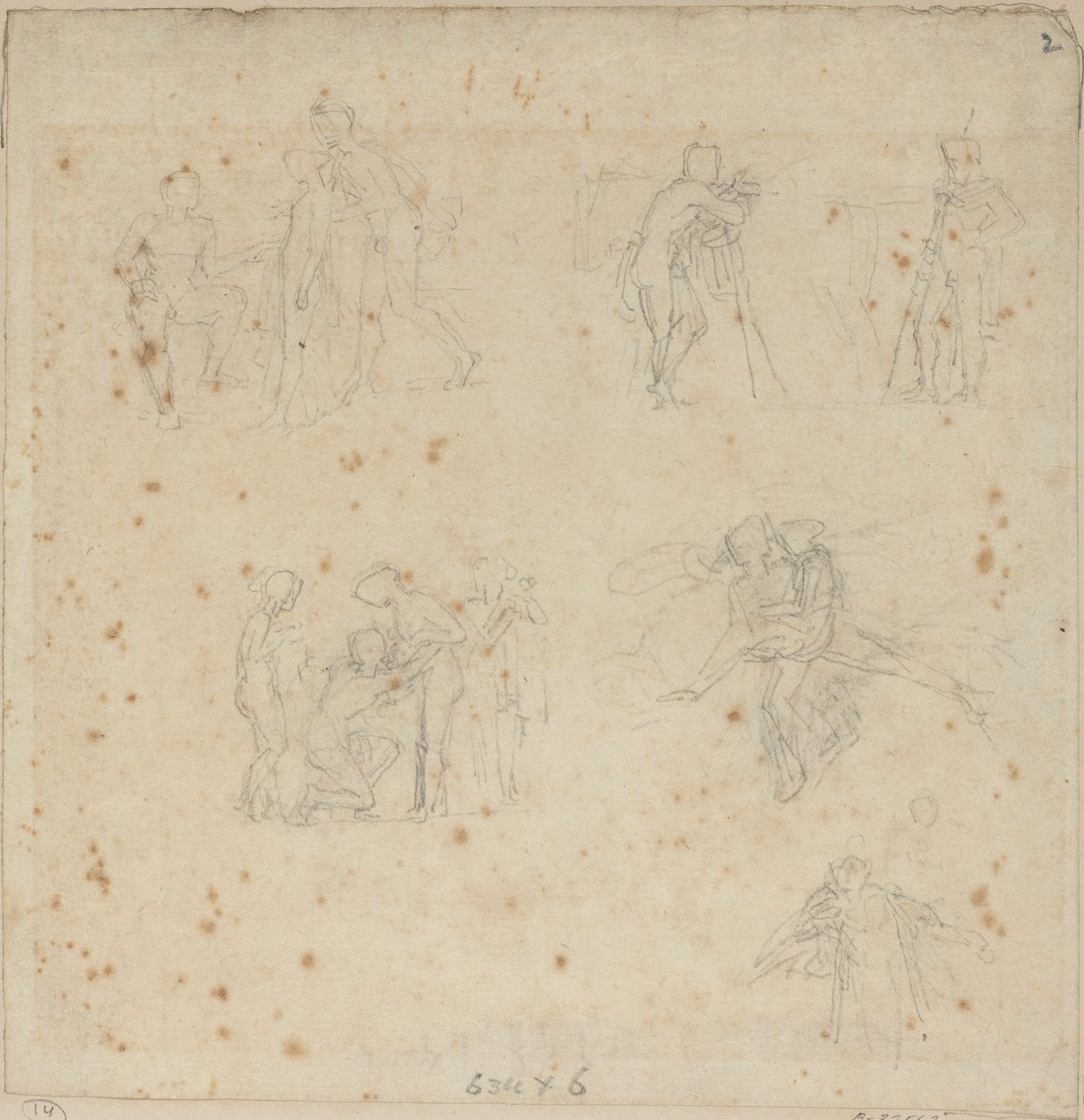 Figure Studies by John Flaxman