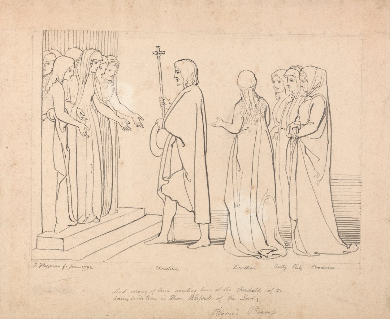 Illustration to Pilgrim