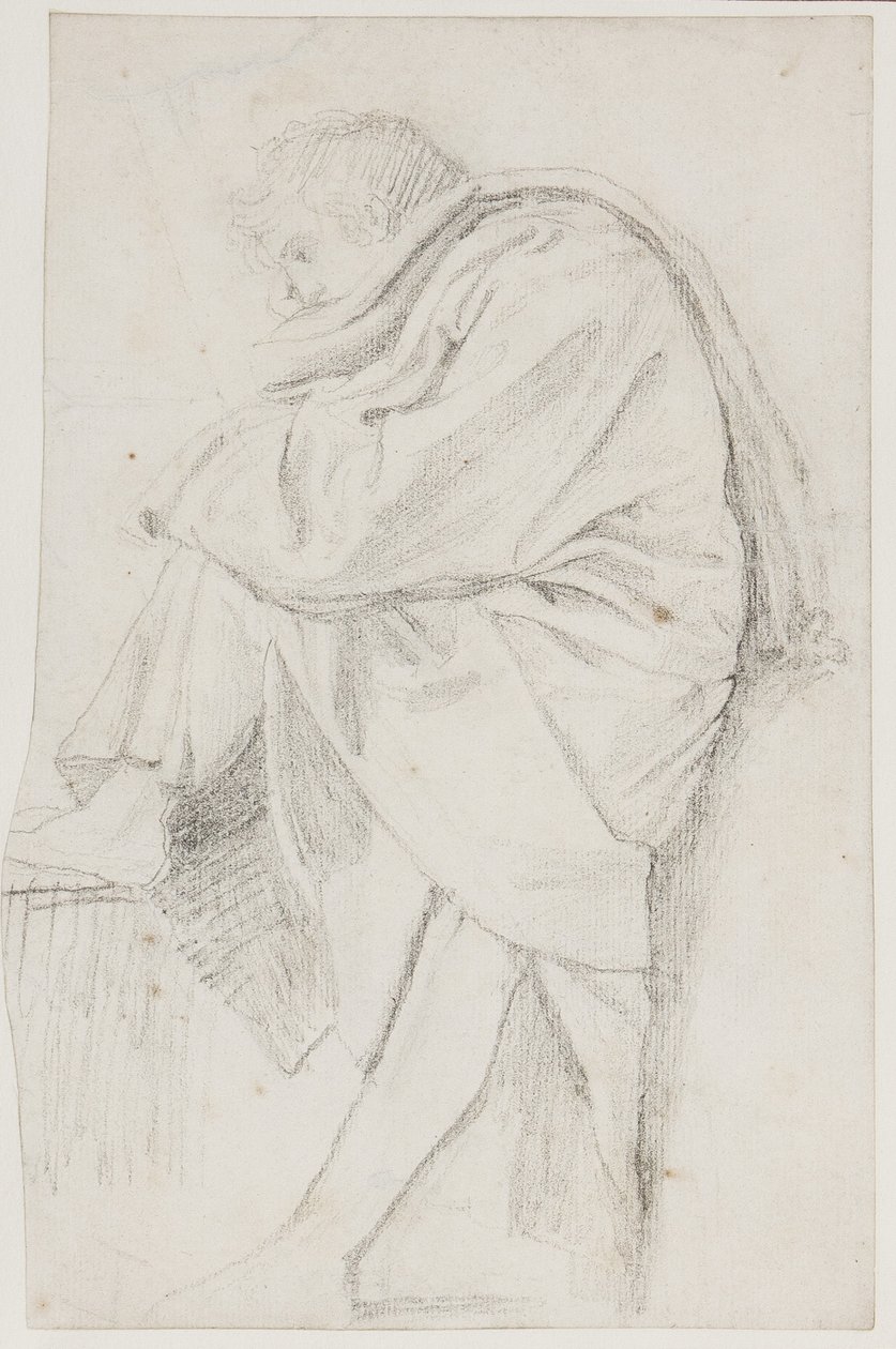 Man wrapped in thought, c.1790 by John Flaxman