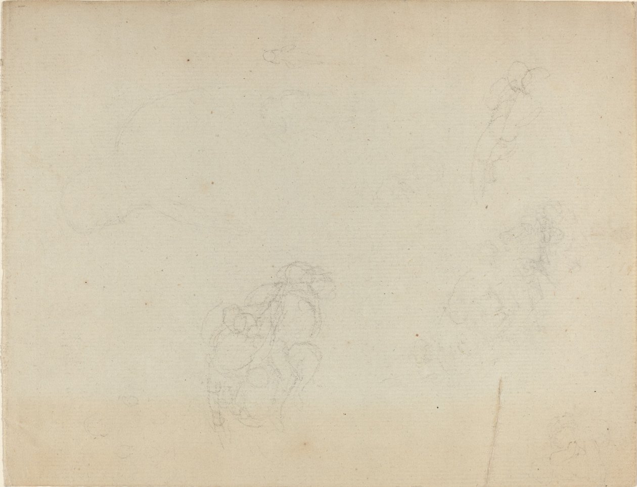 Sheet of Studies (recto and verso) by John Flaxman