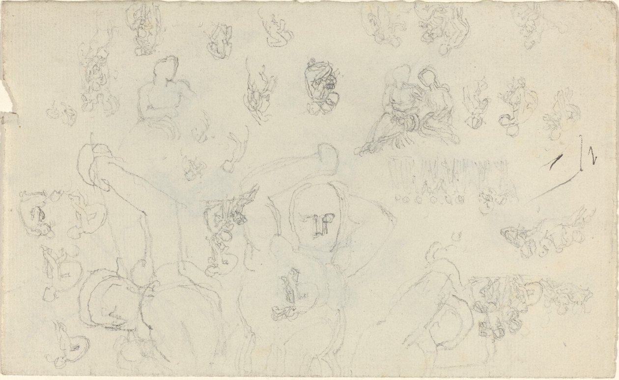 Sheet of Studies by John Flaxman