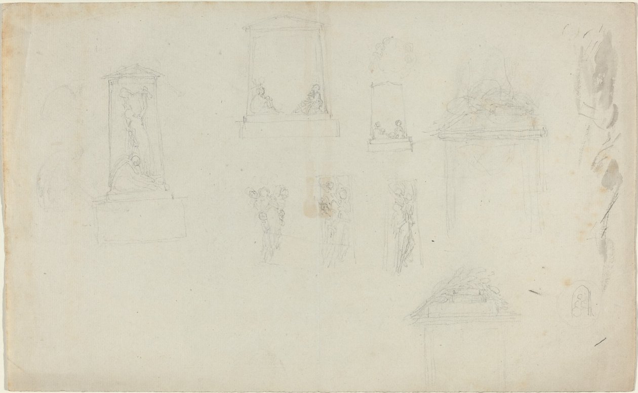 Studies for a Monument by John Flaxman