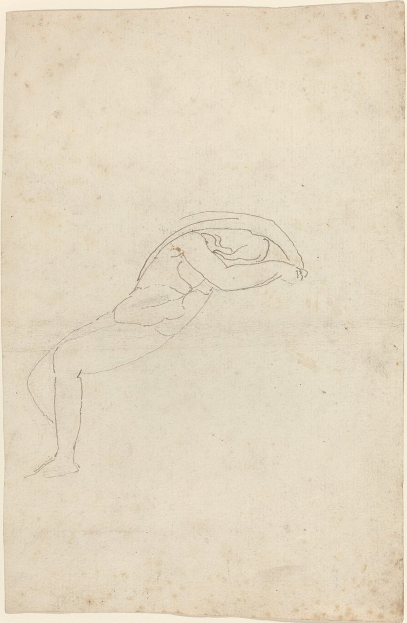 Study of a Semi-Reclining Figure by John Flaxman