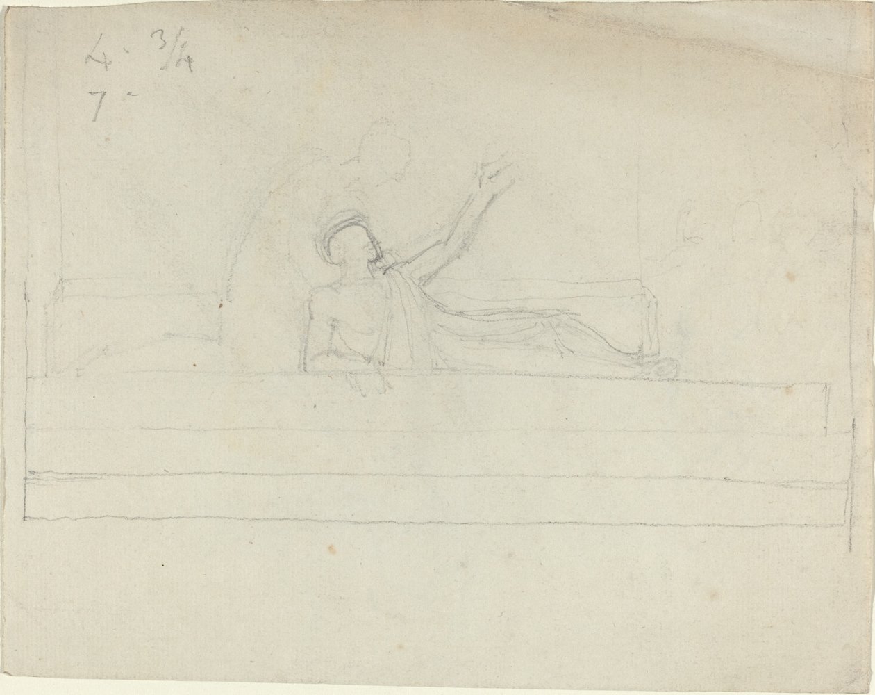 Two Greek Classical Figures by John Flaxman