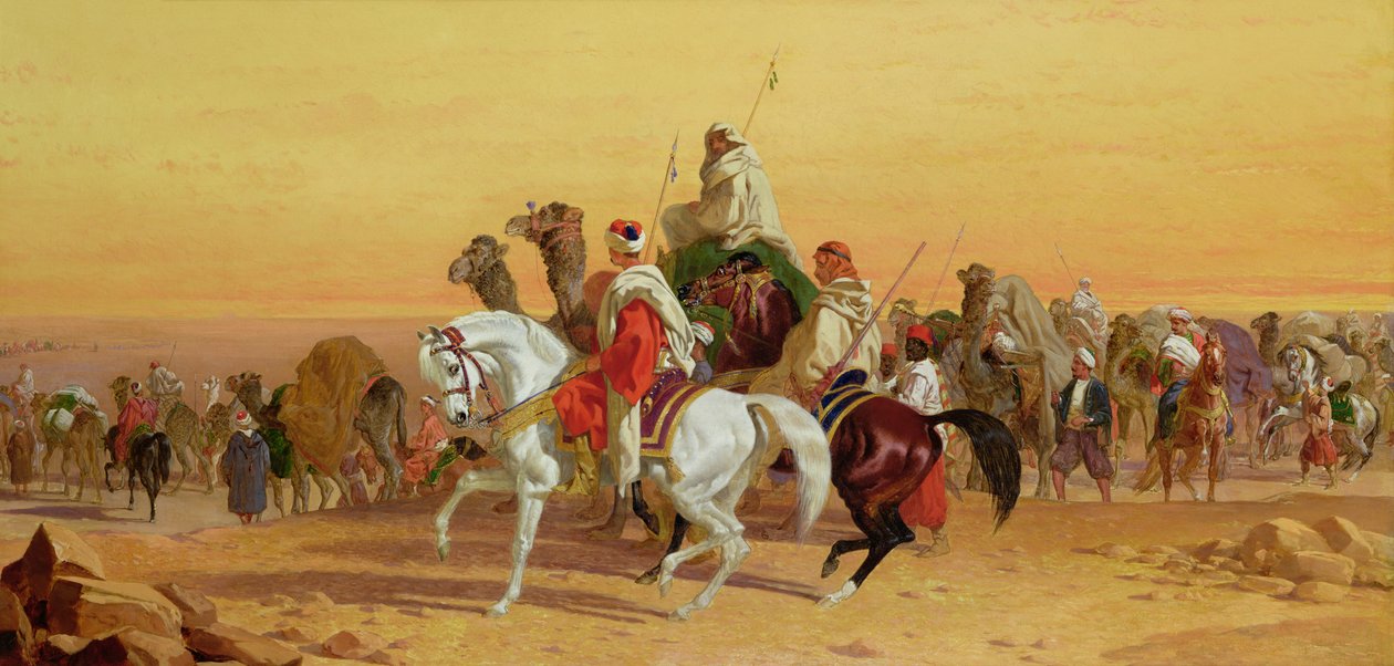 An Arab Caravan by John Frederick Herring Senior