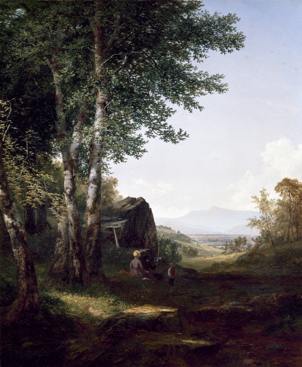A View of Mansfield Mountain, 1849 by John Frederick Kensett