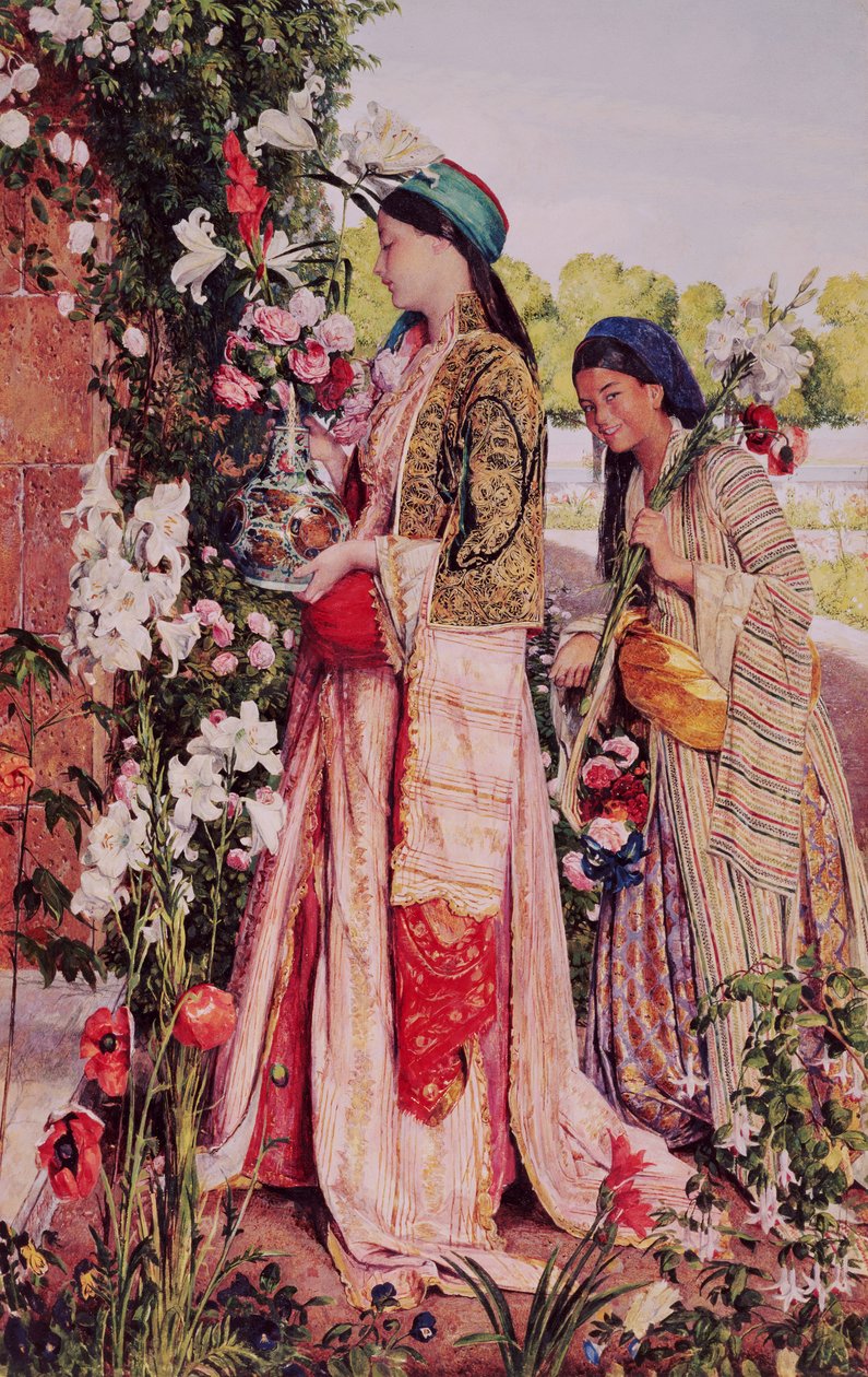 Lilium Auratum by John Frederick Lewis