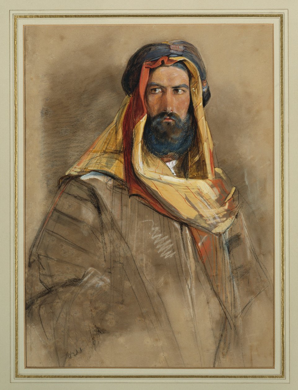 Study of an Arab Sheikh by John Frederick Lewis