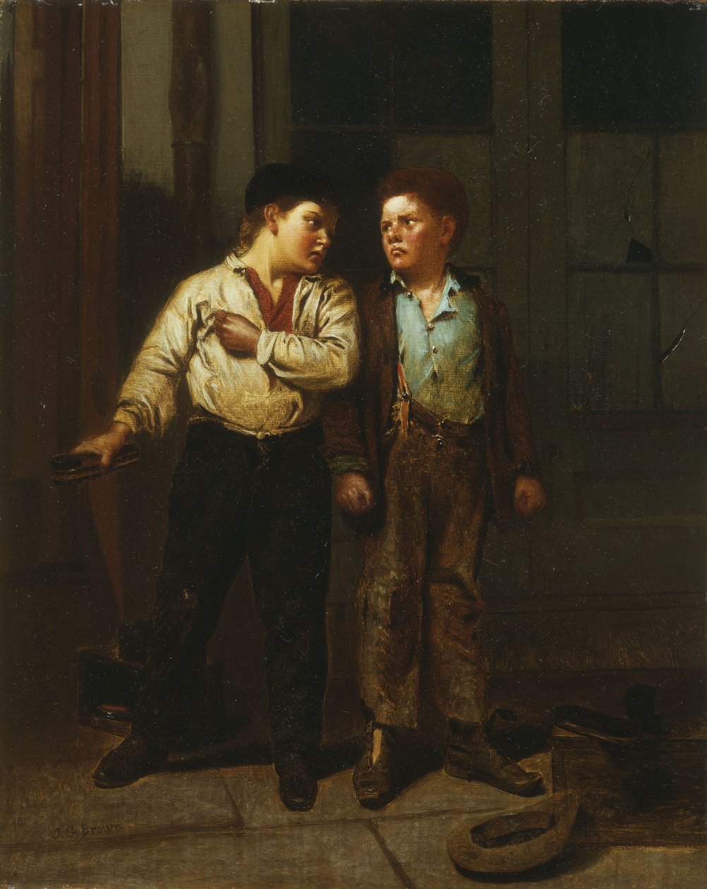 A Dispute Over Territory by John George Brown