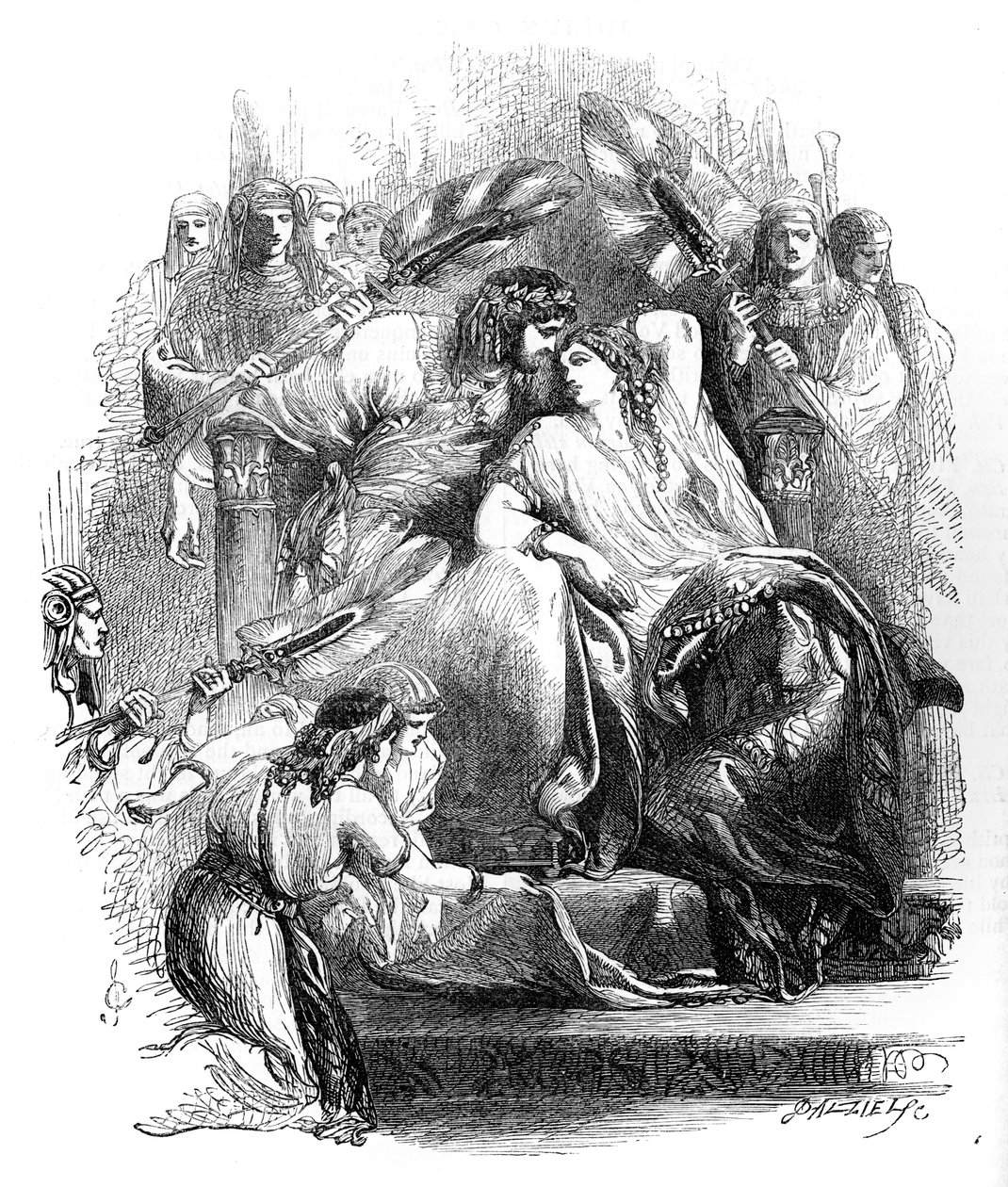Antony and Cleopatra by William Shakespeare by John Gilbert