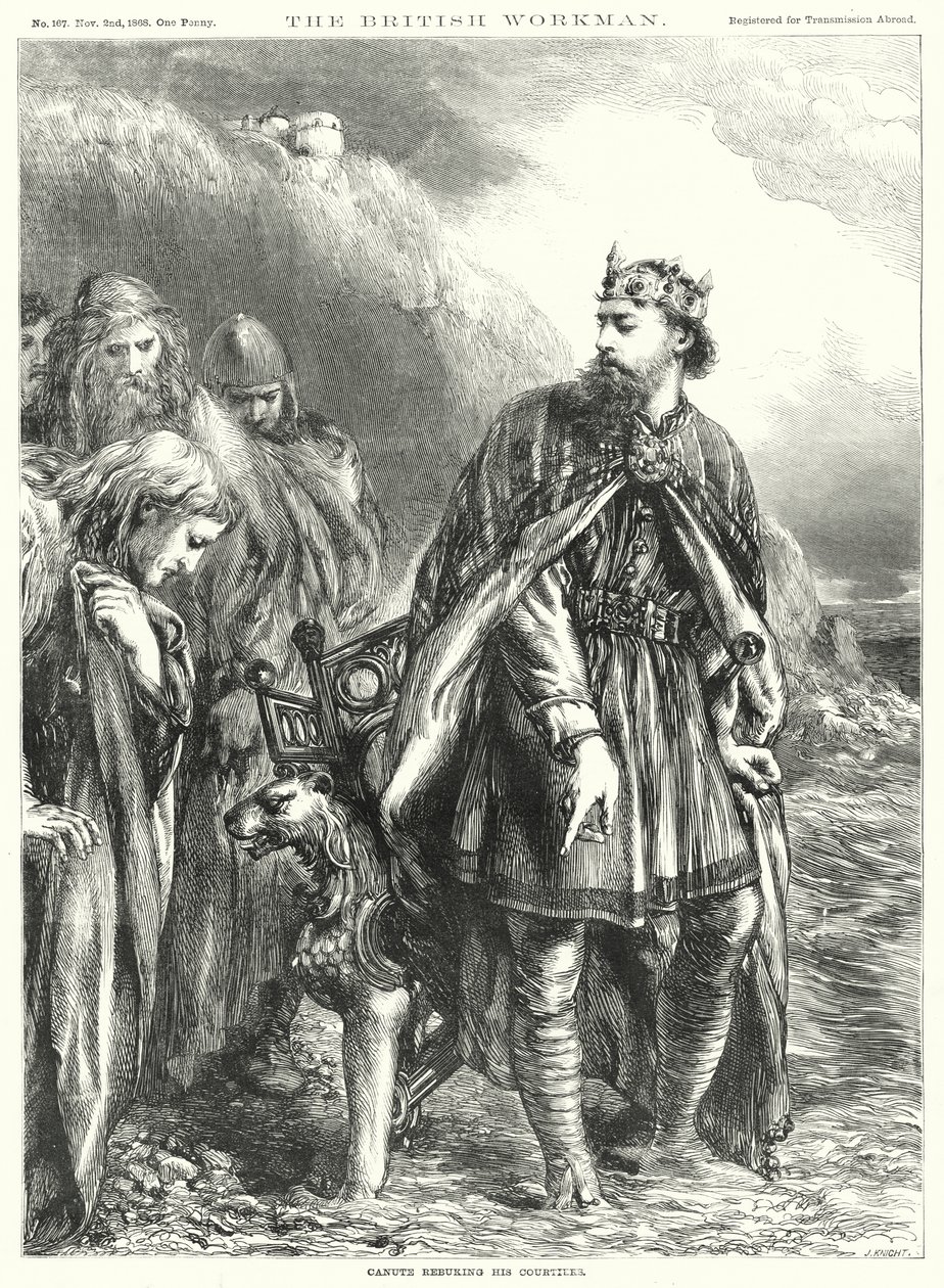 Canute Rebuking His Courtiers by John Gilbert