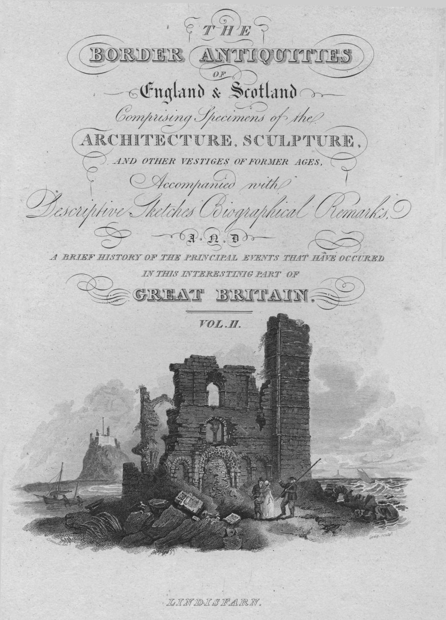 Frontispiece - Lindisfarn by John Greig