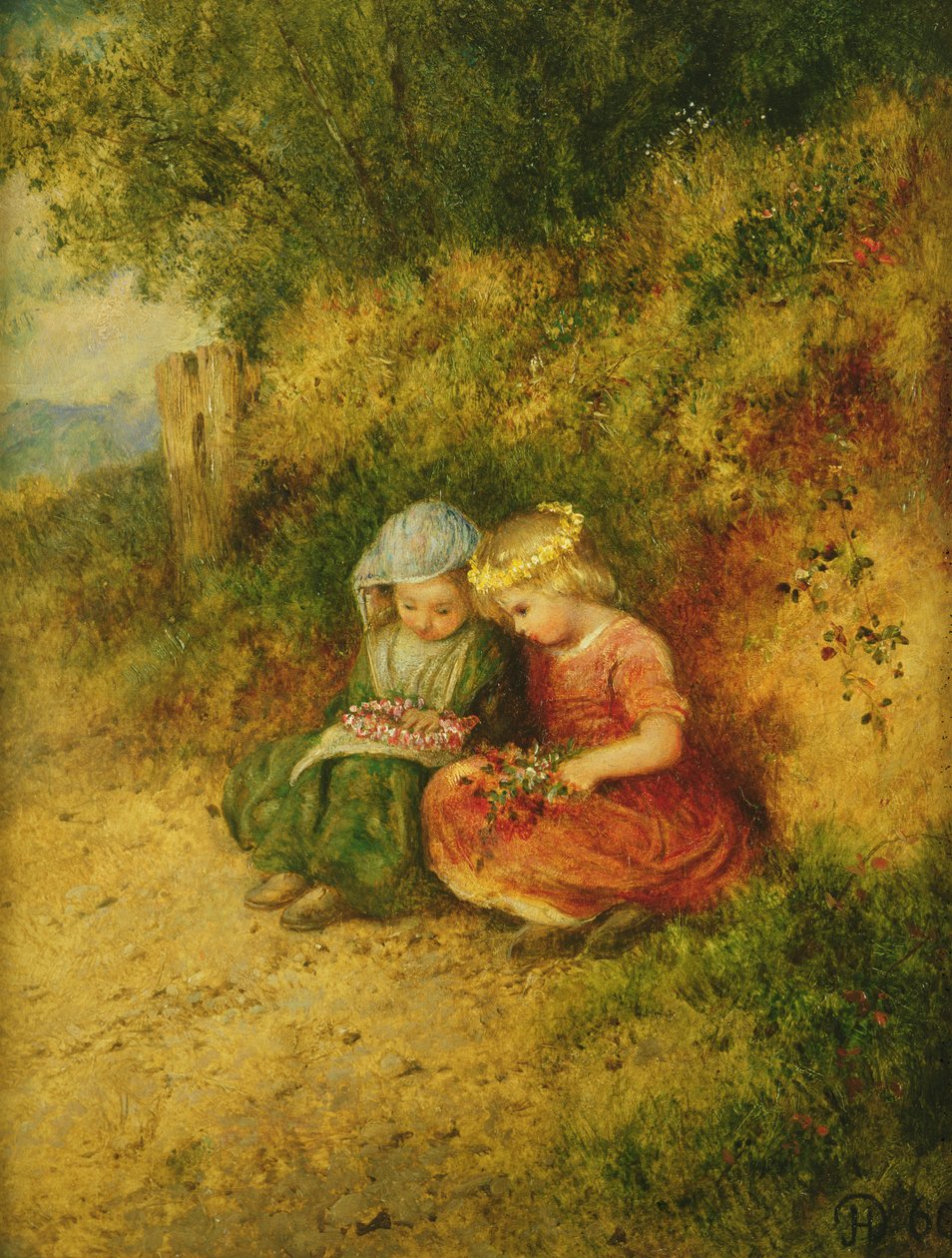 Babes in the Wood, 1860 by John H. Dell