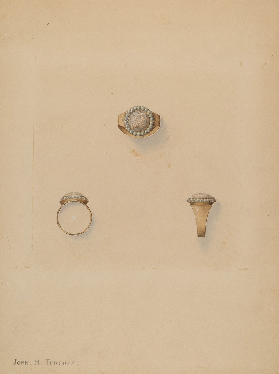 Mourning Ring by John H. Tercuzzi