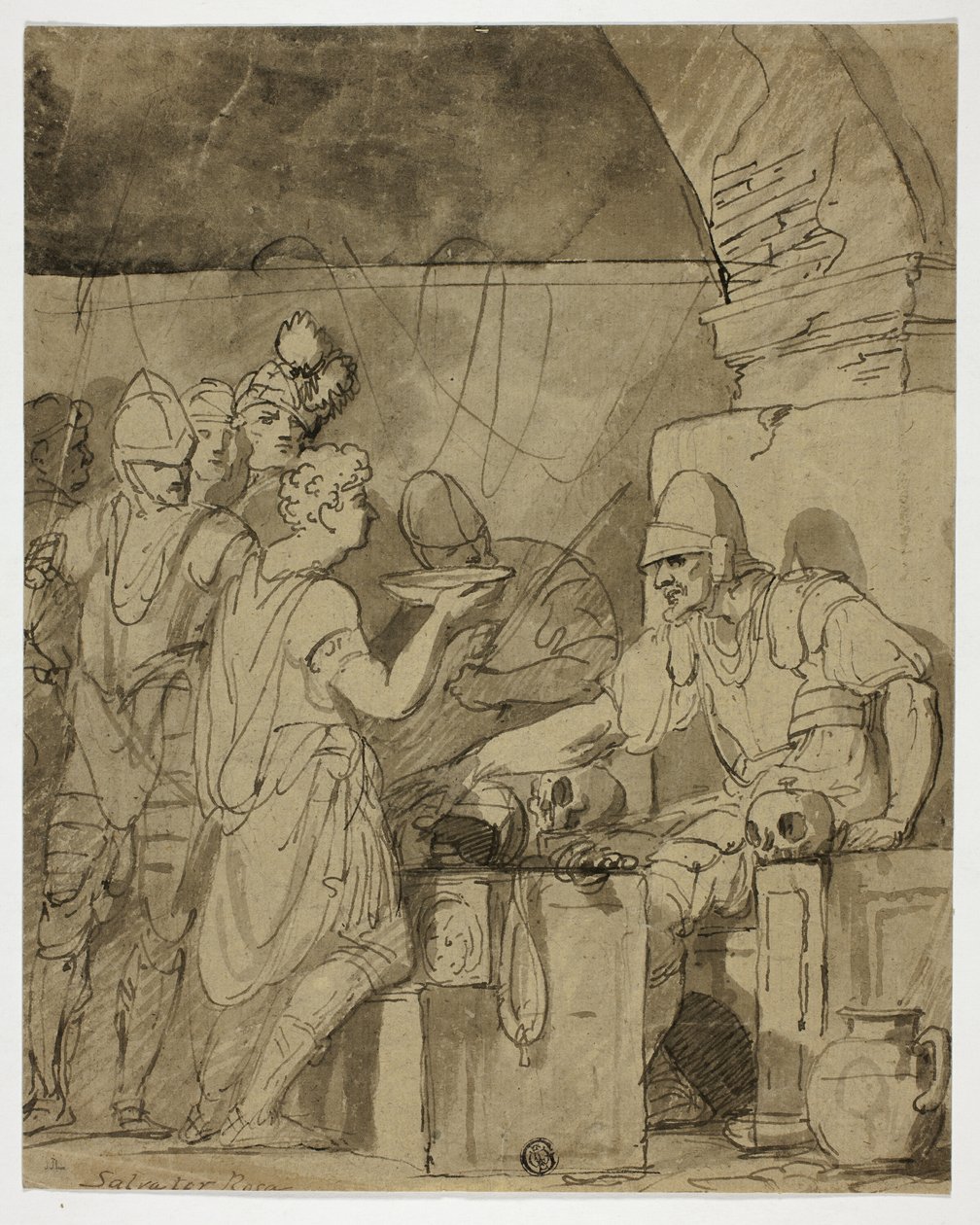 Soldiers Refreshing Themselves by John Hamilton Mortimer
