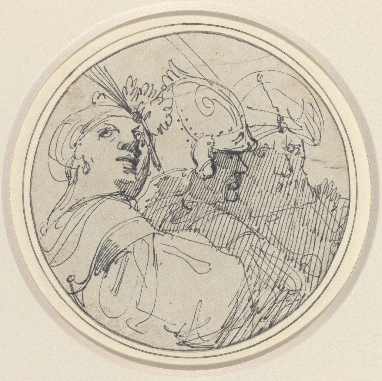 Three Oriental Heads by John Hamilton Mortimer