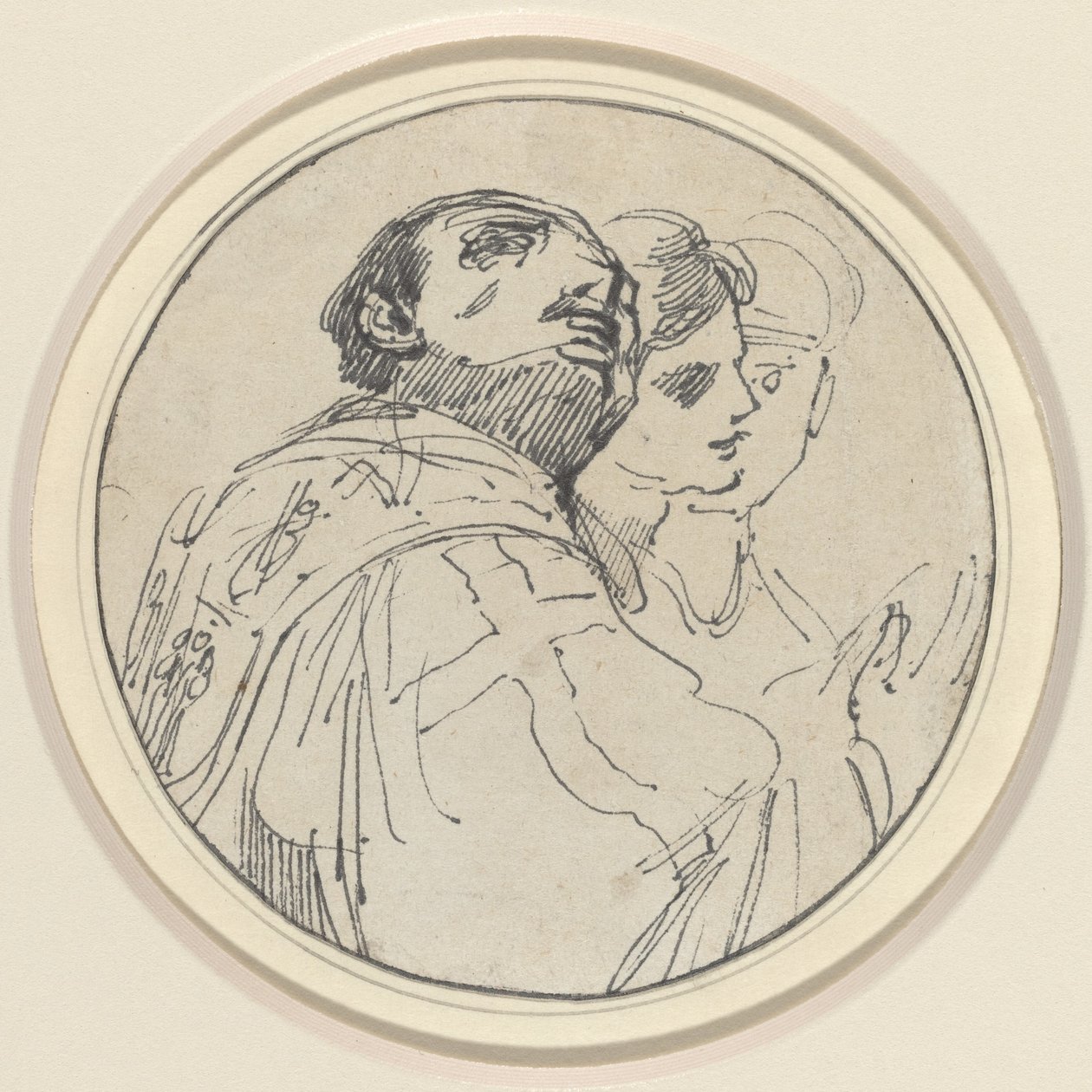 Three Oriental Heads by John Hamilton Mortimer