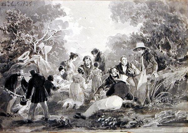 A Picnic by the Lake by John Harden